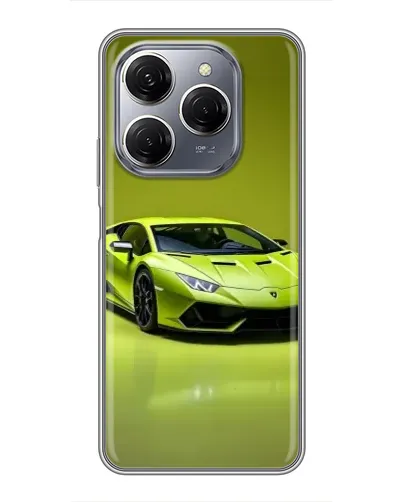 Чехол для TECNO Spark 20 Pro с картинкой «Салатовый Lamborghini Huracan» Чехол для TECNO Spark 20 Pro с картинкой «Салатовый Lamborghini Huracan»