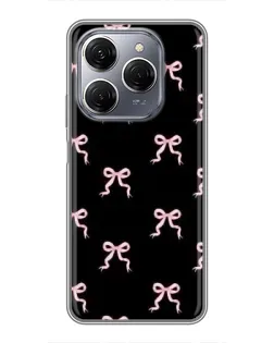 Чехол для TECNO Spark 20 Pro с картинкой «Бант-цветок» Чехол для TECNO Spark 20 Pro с картинкой «Бант-цветок»