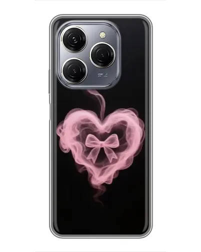 Чехол для TECNO Spark 20 Pro с картинкой «Дымчатое сердце»
