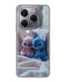 Чехол для TECNO Spark 20 Pro с картинкой «Плюшевые Стич Ангел» Чехол для TECNO Spark 20 Pro с картинкой «Плюшевые Стич Ангел»