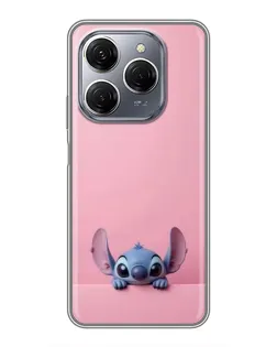 Чехол для TECNO Spark 20 Pro с картинкой «Stitch выглядывает» Чехол для TECNO Spark 20 Pro с картинкой «Stitch выглядывает»