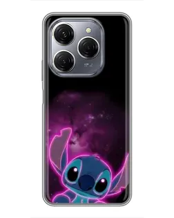 Чехол для TECNO Spark 20 Pro с картинкой «Неоновый Stitch» Чехол для TECNO Spark 20 Pro с картинкой «Неоновый Stitch»