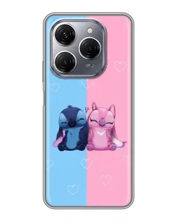 Чехол для TECNO Spark 20 Pro с картинкой «Stitch и Angel Love» Чехол для TECNO Spark 20 Pro с картинкой «Stitch и Angel Love»
