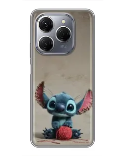 Чехол для TECNO Spark 20 Pro с картинкой «Стич на коричневом фоне» Чехол для TECNO Spark 20 Pro с картинкой «Стич на коричневом фоне»