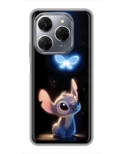 Чехол для TECNO Spark 20 Pro с картинкой «Сияющий Стич» Чехол для TECNO Spark 20 Pro с картинкой «Сияющий Стич»