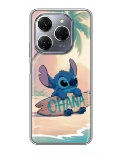 Чехол для TECNO Spark 20 Pro с картинкой «Стич на серфе» Чехол для TECNO Spark 20 Pro с картинкой «Стич на серфе»