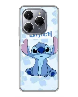 Чехол для TECNO Spark 20 Pro с картинкой «Stitch среди цветов» Чехол для TECNO Spark 20 Pro с картинкой «Stitch среди цветов»