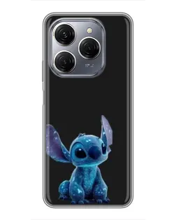 Чехол для TECNO Spark 20 Pro с картинкой «Стич на черном» Чехол для TECNO Spark 20 Pro с картинкой «Стич на черном»