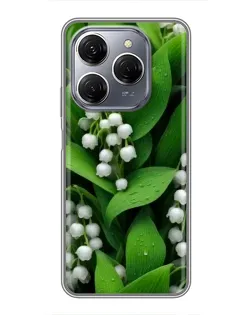 Чохол для TECNO Spark 20 Pro з картинкою «Конвалії в зелені» Чохол для TECNO Spark 20 Pro з картинкою «Конвалії в зелені»
