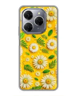 Чохол для TECNO Spark 20 Pro з картинкою «Ромашкове сонце» Чохол для TECNO Spark 20 Pro з картинкою «Ромашкове сонце»