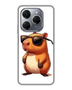 Чохол для TECNO Spark 20 Pro з картинкою «Капібара в окулярах» Чохол для TECNO Spark 20 Pro з картинкою «Капібара в окулярах»