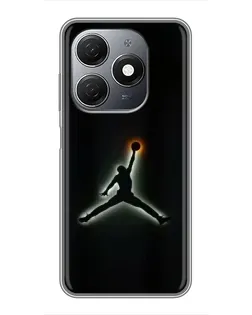 Чехол для TECNO Spark 20 с картинкой «Jordan Gradient Logo» Чехол для TECNO Spark 20 с картинкой «Jordan Gradient Logo»