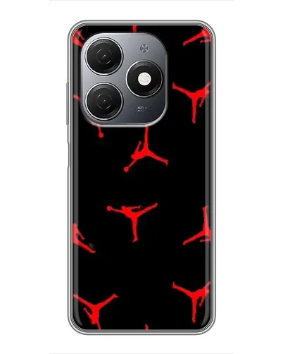 Чехол для TECNO Spark 20 с картинкой «Jordan Red Pattern» Чехол для TECNO Spark 20 с картинкой «Jordan Red Pattern»