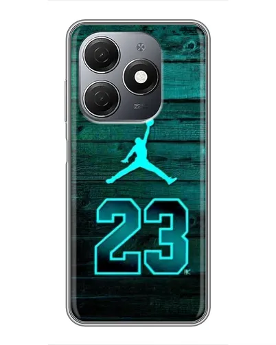 Чехол для TECNO Spark 20 с картинкой «Jordan Cyan 23» Чехол для TECNO Spark 20 с картинкой «Jordan Cyan 23»