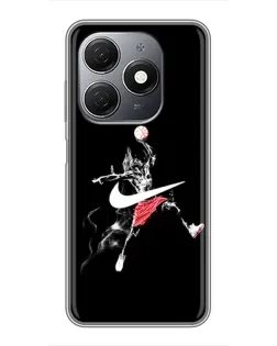 Чохол для TECNO Spark 20 з картинкою «Jordan Jumpman» Чохол для TECNO Spark 20 з картинкою «Jordan Jumpman»