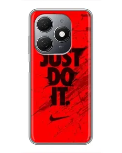 Чохол для TECNO Spark 20 з картинкою «Nike Just Do It» Чохол для TECNO Spark 20 з картинкою «Nike Just Do It»