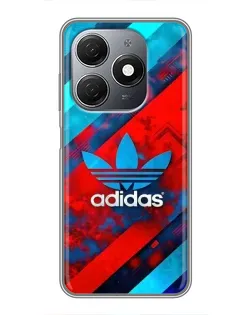 Чехол для TECNO Spark 20 с картинкой «Абстракция Adidas» Чехол для TECNO Spark 20 с картинкой «Абстракция Adidas»