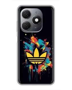 Чехол для TECNO Spark 20 с картинкой «Adidas Splash» Чехол для TECNO Spark 20 с картинкой «Adidas Splash»