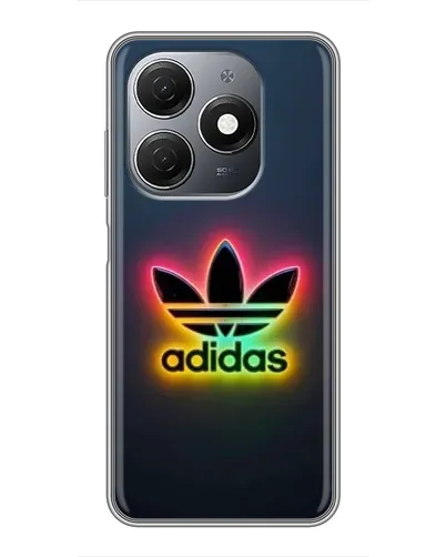 Чехол для TECNO Spark 20 с картинкой «Неоновый Adidas» Чехол для TECNO Spark 20 с картинкой «Неоновый Adidas»