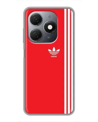 Чехол для TECNO Spark 20 с картинкой «Красный минимализм Adidas» Чехол для TECNO Spark 20 с картинкой «Красный минимализм Adidas»