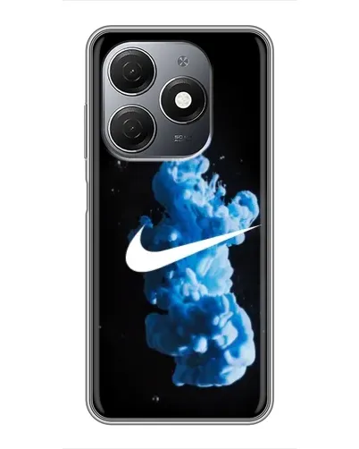 Чехол для TECNO Spark 20 с картинкой «Nike и синий дым» Чехол для TECNO Spark 20 с картинкой «Nike и синий дым»