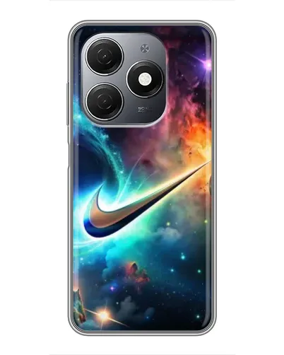 Чехол для TECNO Spark 20 с картинкой «Космический Nike Swoosh» Чехол для TECNO Spark 20 с картинкой «Космический Nike Swoosh»