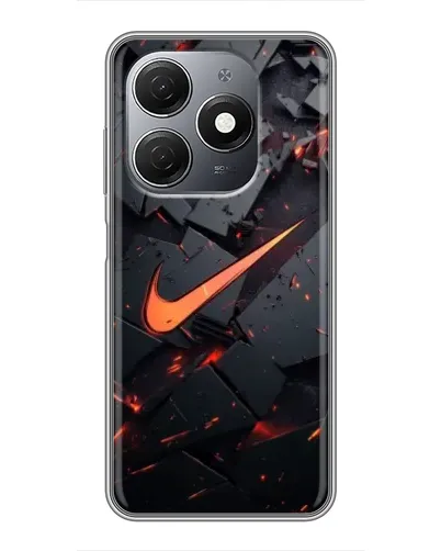 Чехол для TECNO Spark 20 с картинкой «Nike — эффект разломов» Чехол для TECNO Spark 20 с картинкой «Nike — эффект разломов»