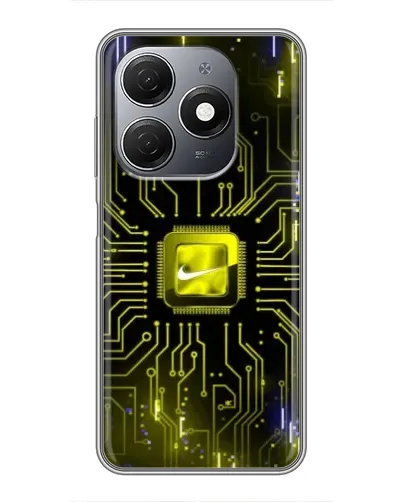Чехол для TECNO Spark 20 с картинкой «Nike — золотая искра» Чехол для TECNO Spark 20 с картинкой «Nike — золотая искра»