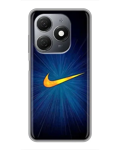 Чехол для TECNO Spark 20 с картинкой «Синий пульс Nike» Чехол для TECNO Spark 20 с картинкой «Синий пульс Nike»