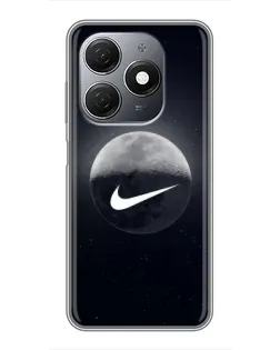 Чохол для TECNO Spark 20 з картинкою «Nike у стилі графіті»