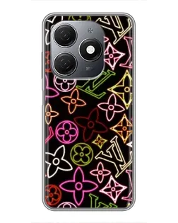 Чехол для TECNO Spark 20 с картинкой «Неоновый микс Nike» Чехол для TECNO Spark 20 с картинкой «Неоновый микс Nike»
