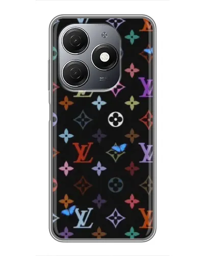 Чехол для TECNO Spark 20 с картинкой «Цветная монограмма LV» Чехол для TECNO Spark 20 с картинкой «Цветная монограмма LV»