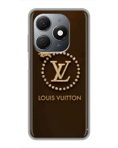 Чехол для TECNO Spark 20 с картинкой «LV — золотая печать» Чехол для TECNO Spark 20 с картинкой «LV — золотая печать»