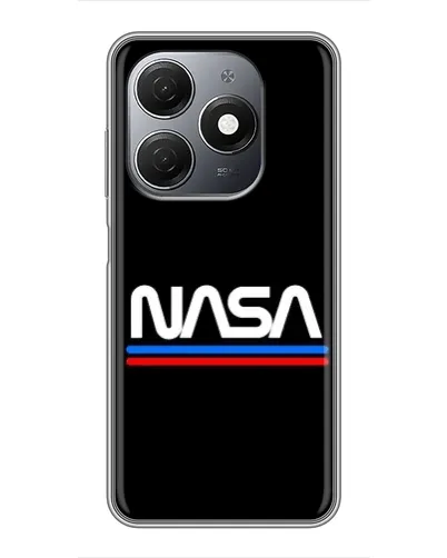 Чехол для TECNO Spark 20 с картинкой «NASA — классика Red Blue» Чехол для TECNO Spark 20 с картинкой «NASA — классика Red Blue»