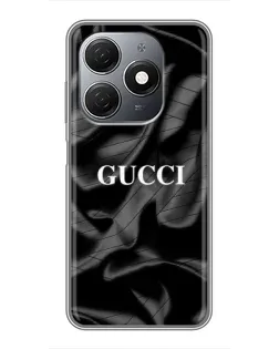 Чехол для TECNO Spark 20 с картинкой «Gucci — шелковые волны» Чехол для TECNO Spark 20 с картинкой «Gucci — шелковые волны»