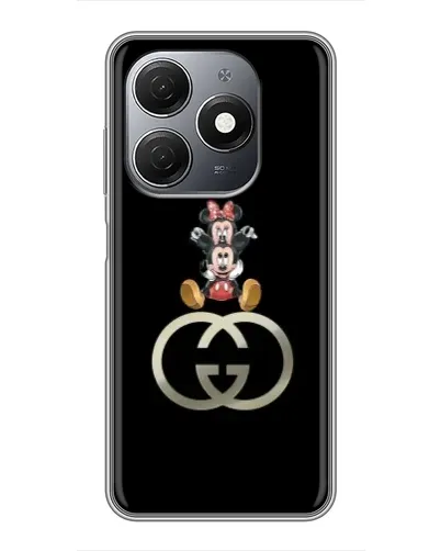 Чехол для TECNO Spark 20 с картинкой «Минни Маус на лого» Чехол для TECNO Spark 20 с картинкой «Минни Маус на лого»