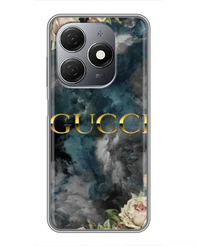 Чехол для TECNO Spark 20 с картинкой «Абстрактные цветы Gucci» Чехол для TECNO Spark 20 с картинкой «Абстрактные цветы Gucci»