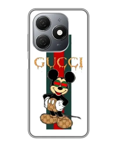 Чехол для TECNO Spark 20 с картинкой «Микки Маус Gucci — полосы» Чехол для TECNO Spark 20 с картинкой «Микки Маус Gucci — полосы»
