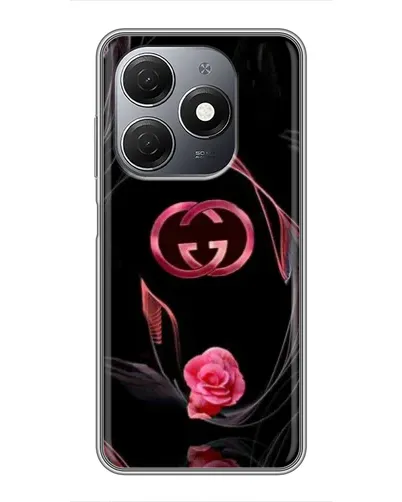 Чехол для TECNO Spark 20 с картинкой «Gucci — неоновая роза» Чехол для TECNO Spark 20 с картинкой «Gucci — неоновая роза»