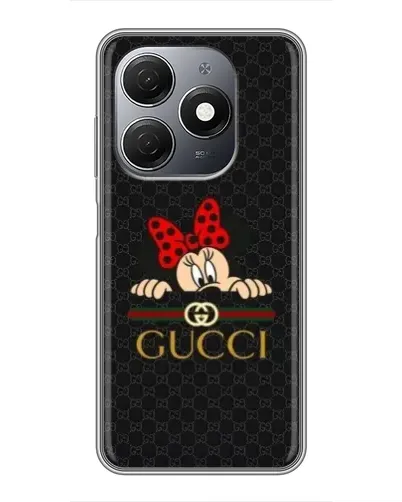 Чехол для TECNO Spark 20 с картинкой «Минни Маус Gucci — черный» Чехол для TECNO Spark 20 с картинкой «Минни Маус Gucci — черный»
