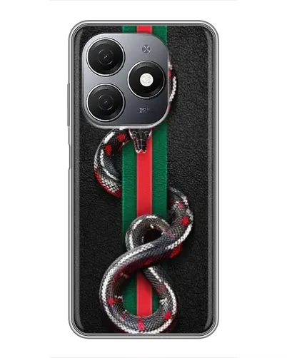 Чехол для TECNO Spark 20 с картинкой «Gucci — змея на полосе» Чехол для TECNO Spark 20 с картинкой «Gucci — змея на полосе»