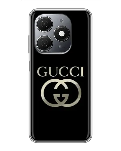 Чехол для TECNO Spark 20 с картинкой «Gucci — золото на черном» Чехол для TECNO Spark 20 с картинкой «Gucci — золото на черном»