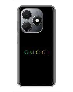 Чохол для TECNO Spark 20 з картинкою «Gucci — неоновий мінімалізм»