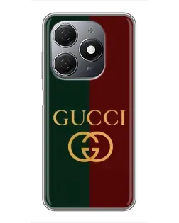 Чохол для TECNO Spark 20 з картинкою «Gucci — темно-зелений градієнт»