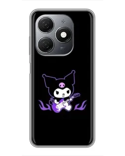 Чехол для TECNO Spark 20 с картинкой «Электрическая Kuromi»
