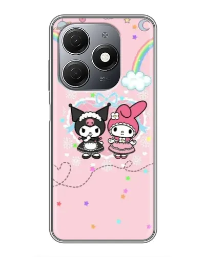 Чехол для TECNO Spark 20 с картинкой «My Melody и Kuromi»