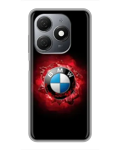 Чехол для TECNO Spark 20 с картинкой «Логотип BMW — вспышка»