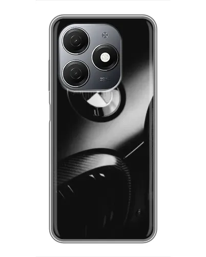 Чехол для TECNO Spark 20 с картинкой «Эмблема BMW — макро»