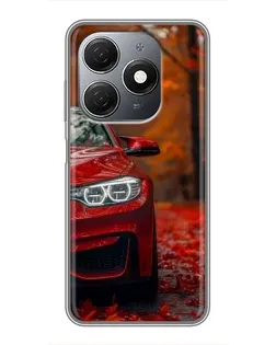 Чехол для TECNO Spark 20 с картинкой «Осенняя BMW M4»
