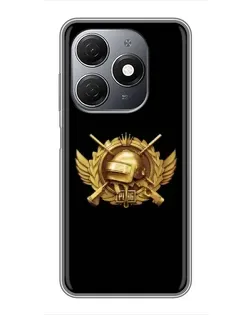 Чехол для TECNO Spark 20 с картинкой «PUBG — оранжевый градиент» Чехол для TECNO Spark 20 с картинкой «PUBG — оранжевый градиент»